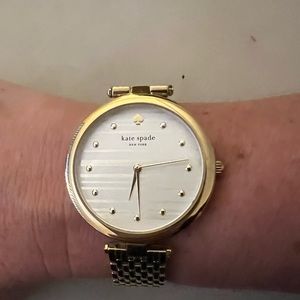 kate spade gold colored watch